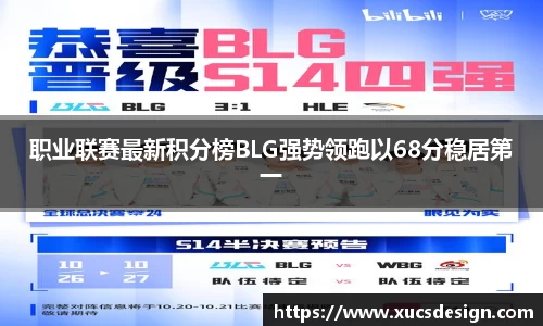 职业联赛最新积分榜BLG强势领跑以68分稳居第一